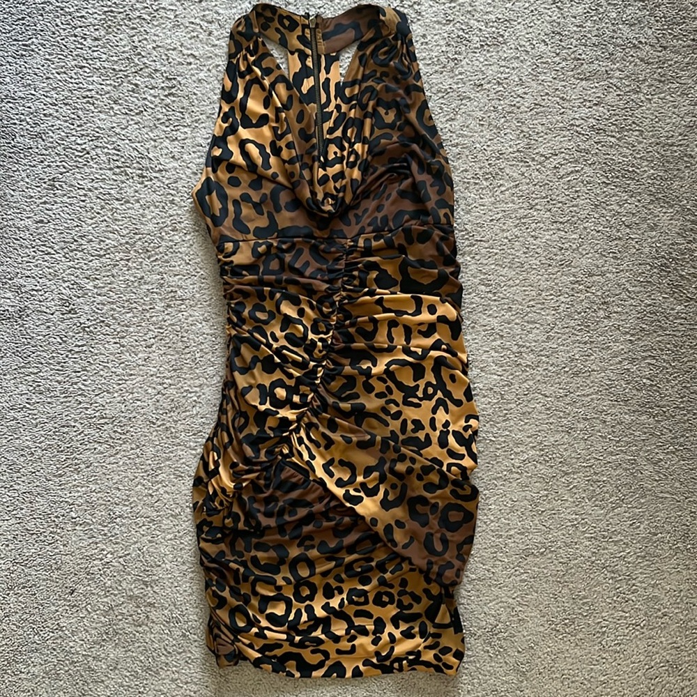 XOXO, large, mini, leopard dress.